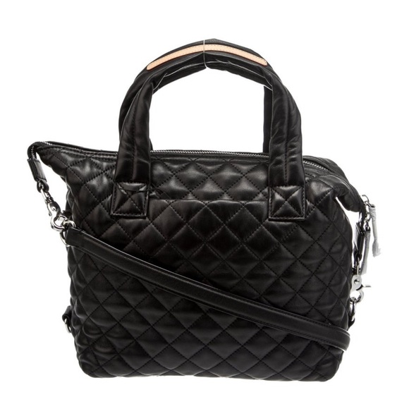 MZ Wallace Small Black Leather Sutton Deluxe - Picture 3 of 6